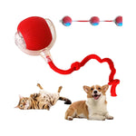 Load image into Gallery viewer, Electric Rolling Pet Toy Ball - Smart Motion Pet rolling ball with Tail for Interactive Pet Fun, Auto Restart - Perfect Dog and Cat Toys, Interactive Pet Toy Ball by The Gadget Shack Shop - The GadgetShack 
