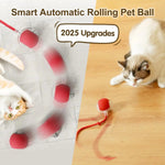 Load image into Gallery viewer, Electric Rolling Pet Toy Ball - Smart Motion Pet rolling ball with Tail for Interactive Pet Fun, Auto Restart - Perfect Dog and Cat Toys, Interactive Pet Toy Ball by The Gadget Shack Shop - The GadgetShack 
