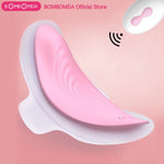 Load image into Gallery viewer, The Gadget Shack Butterfly Wearable Dildo Vibrator! Designed for bold risk-takers, this wireless remote-controlled vibrator offers a hands-free and exciting experience. - The Gadget Shack Shop
