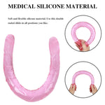 Load image into Gallery viewer, 44cm Soft Jelly Dildo Double Long Realistic Dildos Cock Lesbian Vaginal Anal Plug Flexible Fake Penis For Women Dildos Sex Toys - The Gadget Shack Shop
