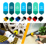 Load image into Gallery viewer, 2 3.5 4 5 Inch Set Solid Hollow Drill Power Scrub Clean Brush For Leather Plastic Wooden Furniture Car Cleaning Power Scrub - The Gadget Shack Shop
