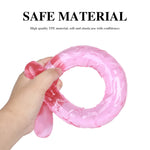 Load image into Gallery viewer, 44cm Soft Jelly Dildo Double Long Realistic Dildos Cock Lesbian Vaginal Anal Plug Flexible Fake Penis For Women Dildos Sex Toys - The Gadget Shack Shop
