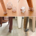 Load image into Gallery viewer, 24/4Pcs Chair Legs Covers Hardwood Floor Protector Cover Furniture Felt Bottom Wrapped Pads Anti Scratch Table Chair Leg Caps - The GadgetShack 
