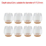 Load image into Gallery viewer, 24/4Pcs Chair Legs Covers Hardwood Floor Protector Cover Furniture Felt Bottom Wrapped Pads Anti Scratch Table Chair Leg Caps - The GadgetShack 
