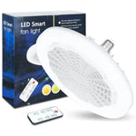 Load image into Gallery viewer, Ceiling Fan with Light, LED Fan Light, Electric Fan, Remote Control, Bedroom Living Room Decor, E27 - The Gadget Shack Shop
