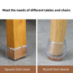 Load image into Gallery viewer, 24/4Pcs Chair Legs Covers Hardwood Floor Protector Cover Furniture Felt Bottom Wrapped Pads Anti Scratch Table Chair Leg Caps - The GadgetShack 
