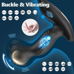 Load image into Gallery viewer, Male Prostate Massage Buckle Vibrator APP Remote Double Motor Anal Plug Vibrator Silicone Delay Ejaculation Male Masturbator Toy - The Gadget Shack Shop
