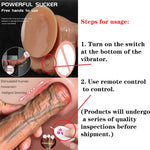 Load image into Gallery viewer, Thrusting Rotation Remote Control Dildo Vibrator Female Realistic Penis Gay Suction Cup Masturbator Couple For Women Sex Toys - The Gadget Shack Shop

