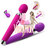 Load image into Gallery viewer, Powerful Magic Wand Vibrators for women, USB Charge AV Stick Female G Spot Massager Clitoris Stimulator Adult Sex Toys for Woman

