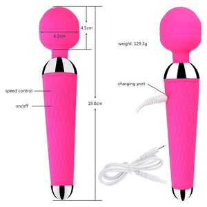 Powerful Magic Wand Vibrators for women, USB Charge AV Stick Female G  The  Gadget Shack Shop