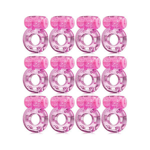 The Gadget Shack Shop- Sets of from 1 to 12 Adult Vibration Penis Rings, Super Stretchy Silicone Cock Ring with a built in Vibration Massage Stimulator