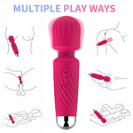 Load image into Gallery viewer, "Little Cherry That's So Cherry Wand!" -16 Modes Strong Vibration Upgraded Mini Vibrator Usb Charging Handheld Body Massager Clitoris G-Spot Vibrator - The Gadget Shack Shop

