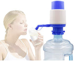 Load image into Gallery viewer, Camping Portable Hand Press Water Dispenser Pump Drinkware Manual Drinking Water Bottle Pump With Removable Hose Extensions Tube - The Gadget Shack Shop
