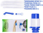 Load image into Gallery viewer, Camping Portable Hand Press Water Dispenser Pump Drinkware Manual Drinking Water Bottle Pump With Removable Hose Extensions Tube - The Gadget Shack Shop
