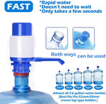 Load image into Gallery viewer, Camping Portable Hand Press Water Dispenser Pump Drinkware Manual Drinking Water Bottle Pump With Removable Hose Extensions Tube - The Gadget Shack Shop
