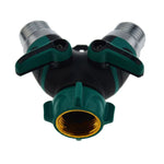 Load image into Gallery viewer, Gadget Shack Shop: Garden Hose Splitter 2 Way, NPT3/4 Heavy Duty Garden Hose Diverter Y Shape Valve, Water Pipe Connector Adapter for Garden and Home Life - The Gadget Shack Shop

