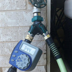 Load image into Gallery viewer, Gadget Shack Shop: Garden Hose Splitter 2 Way, NPT3/4 Heavy Duty Garden Hose Diverter Y Shape Valve, Water Pipe Connector Adapter for Garden and Home Life - The Gadget Shack Shop
