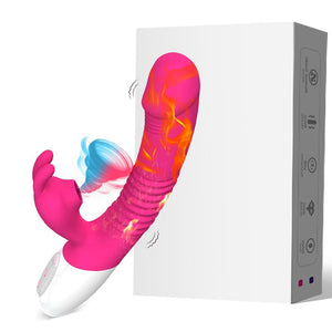 Pink Cherry Rabbit Clit Sucking Vibrator -Clitoris Sucker Stimulator D   The Gadget Shack Shop