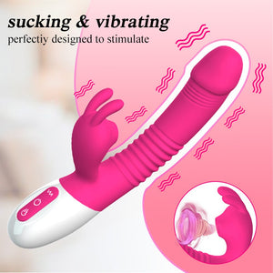 Pink Cherry Rabbit Clit Sucking Vibrator -Clitoris Sucker Stimulator D The Gadget Shack Shop Pink Cherry Rabbit Clit Sucking Vibrator -Clitoris Sucker Stimulator D The Gadget Shack Shop