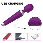 Load image into Gallery viewer, Powerful Magic Wand Vibrators for women, USB Charge AV Stick Female G Spot Massager Clitoris Stimulator Adult Sex Toys for Woman - The Gadget Shack Shop
