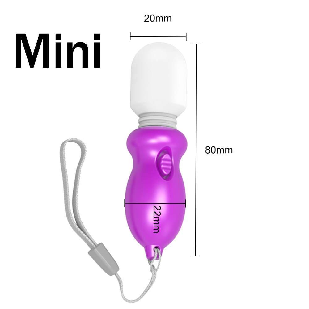 Powerful Magic Wand Vibrators for women, USB Charge AV Stick Female G Spot Massager Clitoris Stimulator Adult Sex Toys for Woman