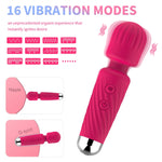 Load image into Gallery viewer, "Little Cherry That's So Cherry Wand!" -16 Modes Strong Vibration Upgraded Mini Vibrator Usb Charging Handheld Body Massager Clitoris G-Spot Vibrator - The Gadget Shack Shop
