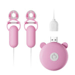 Load image into Gallery viewer, Nipplettes Vibrating Nipple Clamps -Electric Nipple Clamp Breast Massage Vibrator Enhancer Bondage Adult Sex Toy - The Gadget Shack Shop
