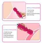 Load image into Gallery viewer, "Little Cherry That's So Cherry Wand!" -16 Modes Strong Vibration Upgraded Mini Vibrator Usb Charging Handheld Body Massager Clitoris G-Spot Vibrator - The Gadget Shack Shop
