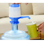 Load image into Gallery viewer, Camping Portable Hand Press Water Dispenser Pump Drinkware Manual Drinking Water Bottle Pump With Removable Hose Extensions Tube - The Gadget Shack Shop
