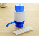 Load image into Gallery viewer, Camping Portable Hand Press Water Dispenser Pump Drinkware Manual Drinking Water Bottle Pump With Removable Hose Extensions Tube - The Gadget Shack Shop
