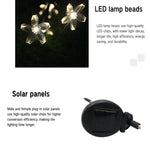 Load image into Gallery viewer, Outdoor Waterproof Multi Colored Cherry Blossom Landscape Solar Lights for Pathway, Patio, Yard, Deck, or Walkway - The Gadget Shack Shop
