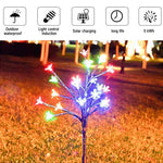 Load image into Gallery viewer, Outdoor Waterproof Multi Colored Cherry Blossom Landscape Solar Lights for Pathway, Patio, Yard, Deck, or Walkway - The Gadget Shack Shop
